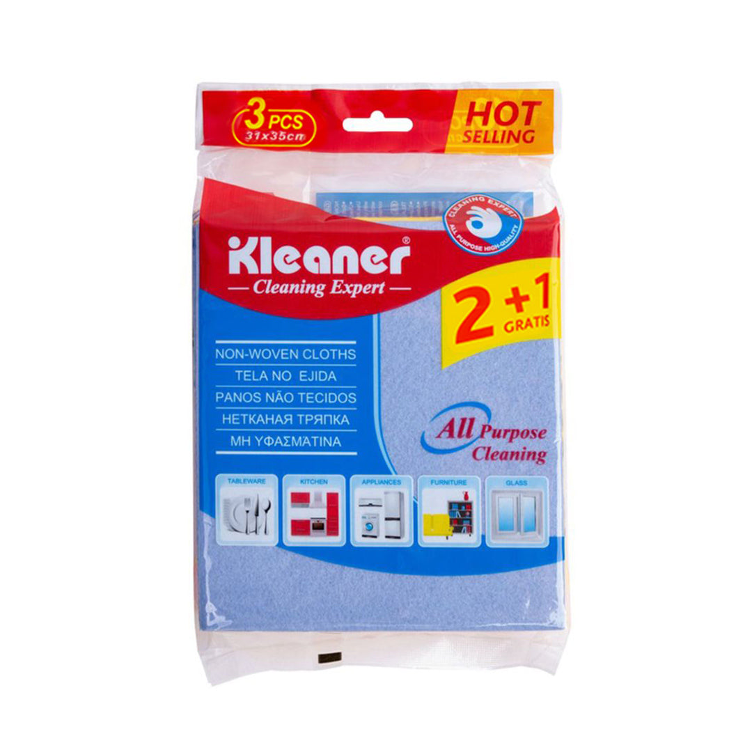 Kleaner Non-Woven Cloths 3 pcs