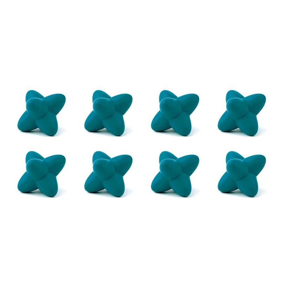 Zak Box of 8 Pcs Craggles Adjustable Feet for Dishes (Blue)