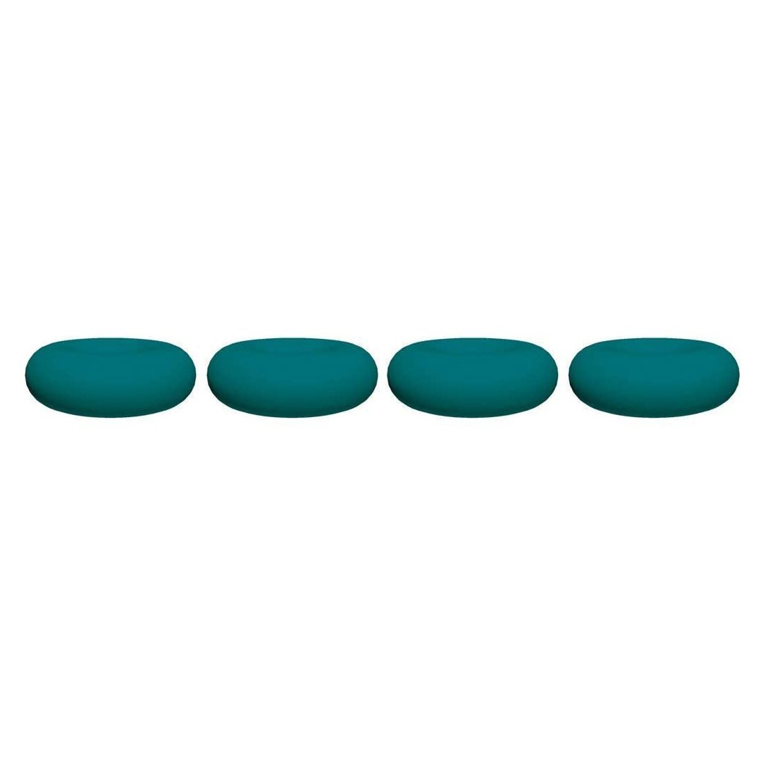 Zak Case of 4 Adjustable Donut-Shaped Trivets (Blue)