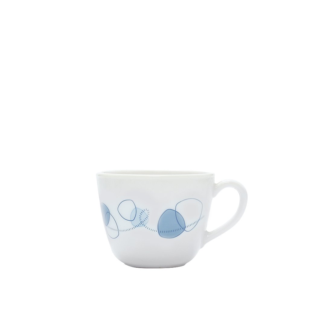 Bormioli Rocco Nova Taza Euclide Azzurro Tea Cups - 20 Pcs