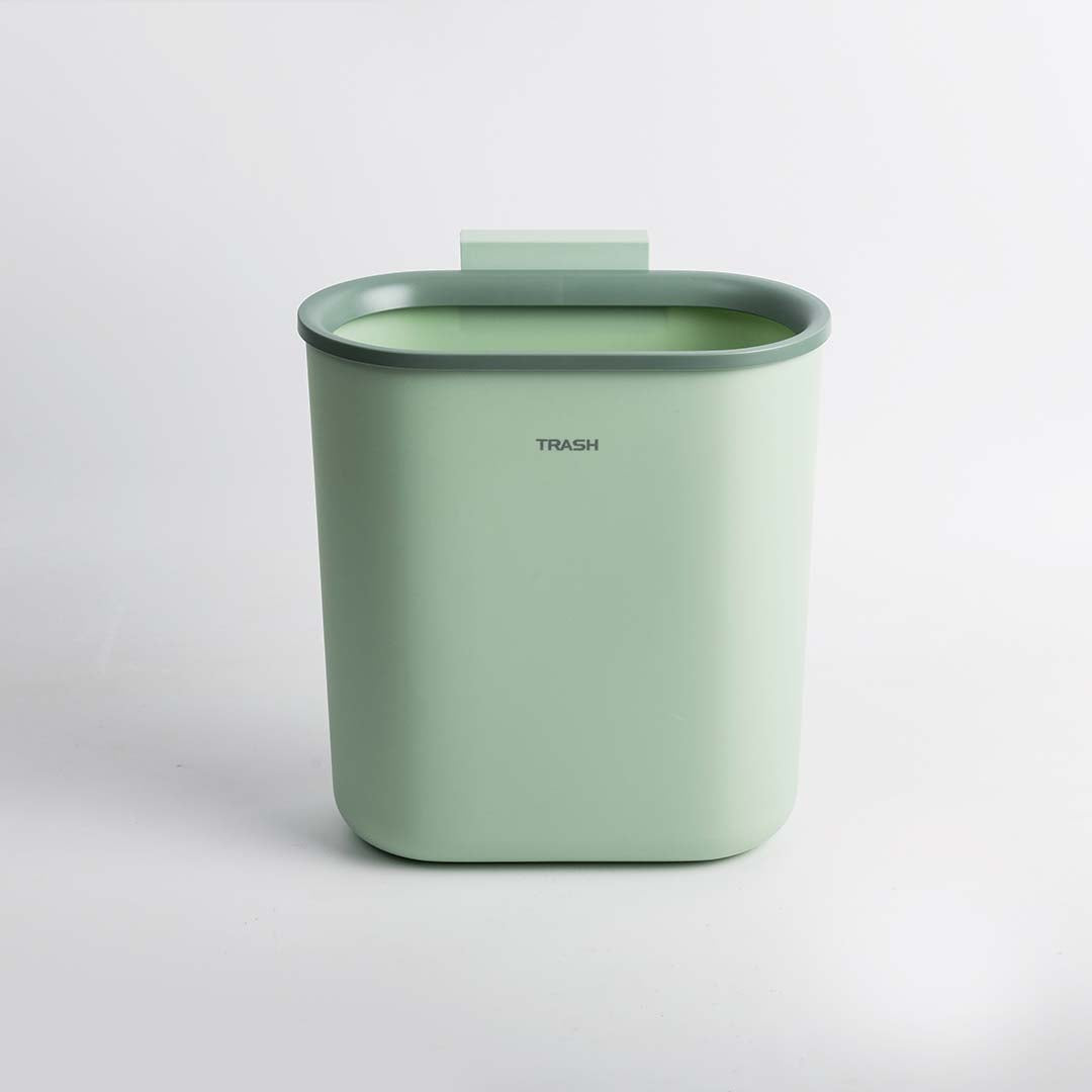 Stylish-home Kitchen Cupboard Trash Can (Green)