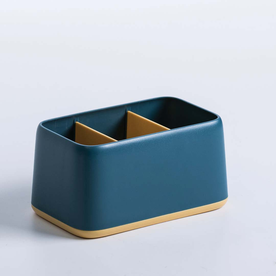 Stylish-home Desktop Storage Box (Dark Blue)