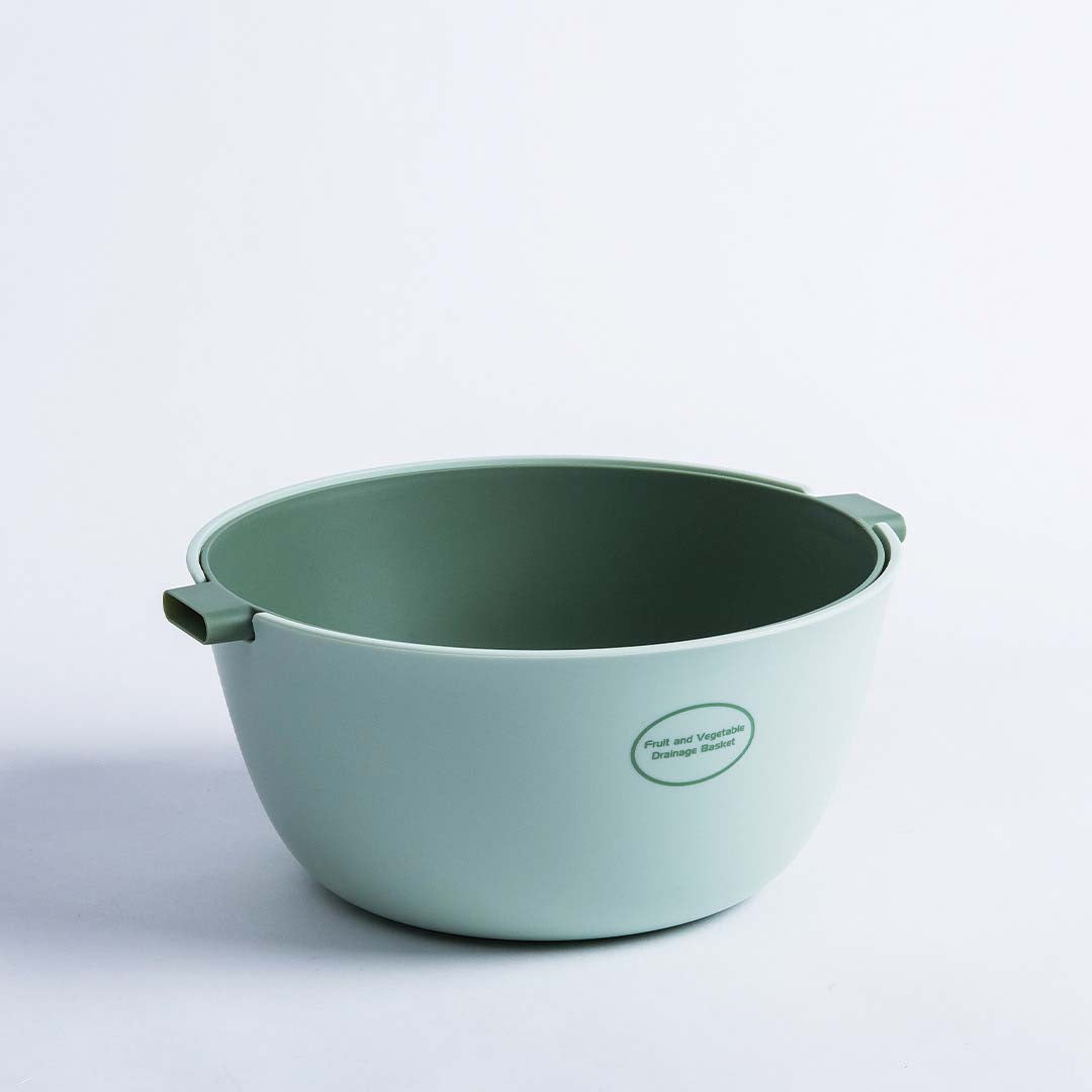 Stylish-home Drain Basket (Light Green)