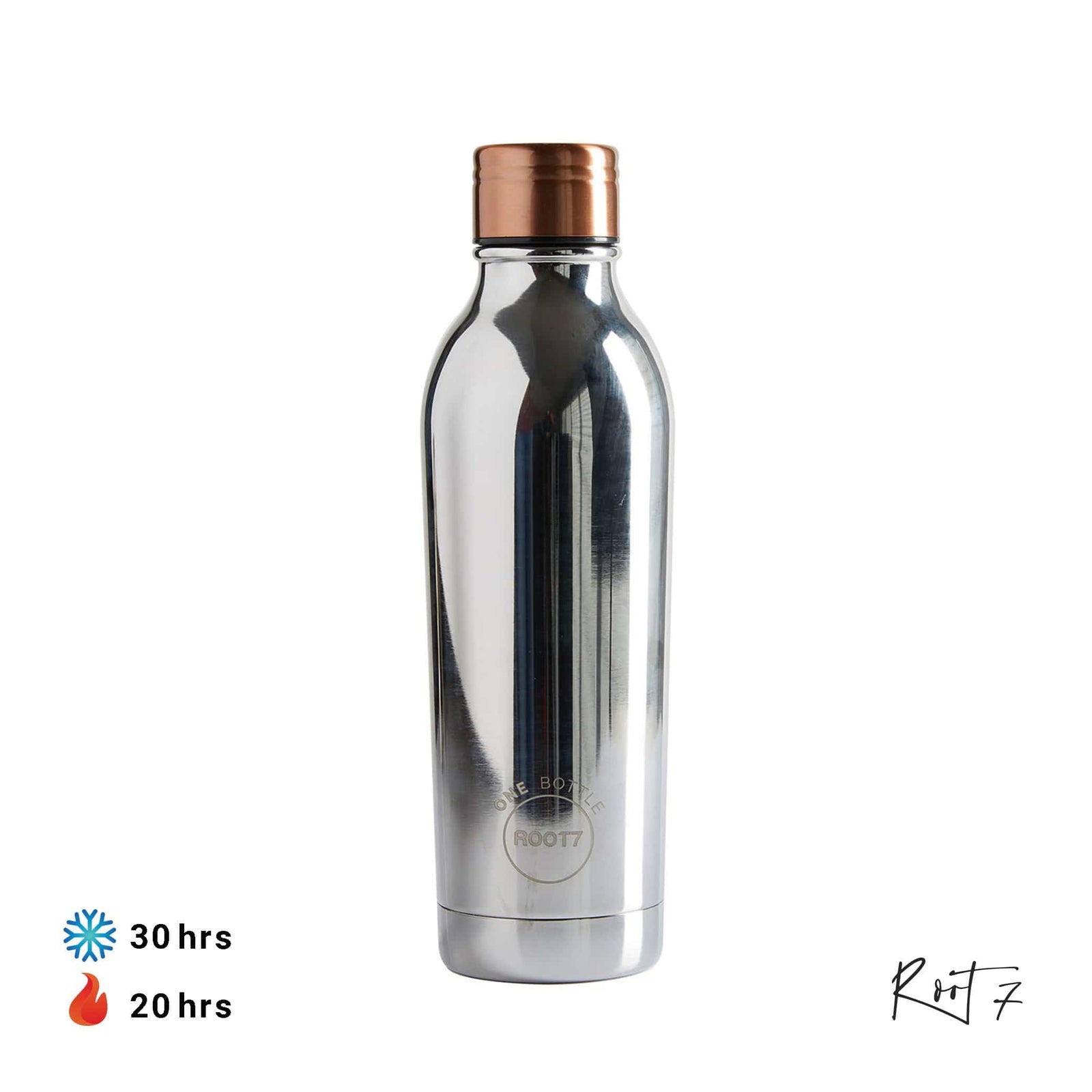 Root7 OneBottle® Polished Steel (750 ml)