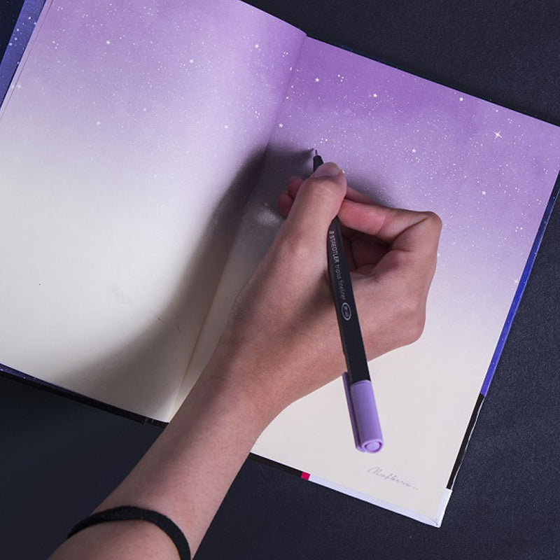 Fairuzy Galaxy Sketchbook Purple