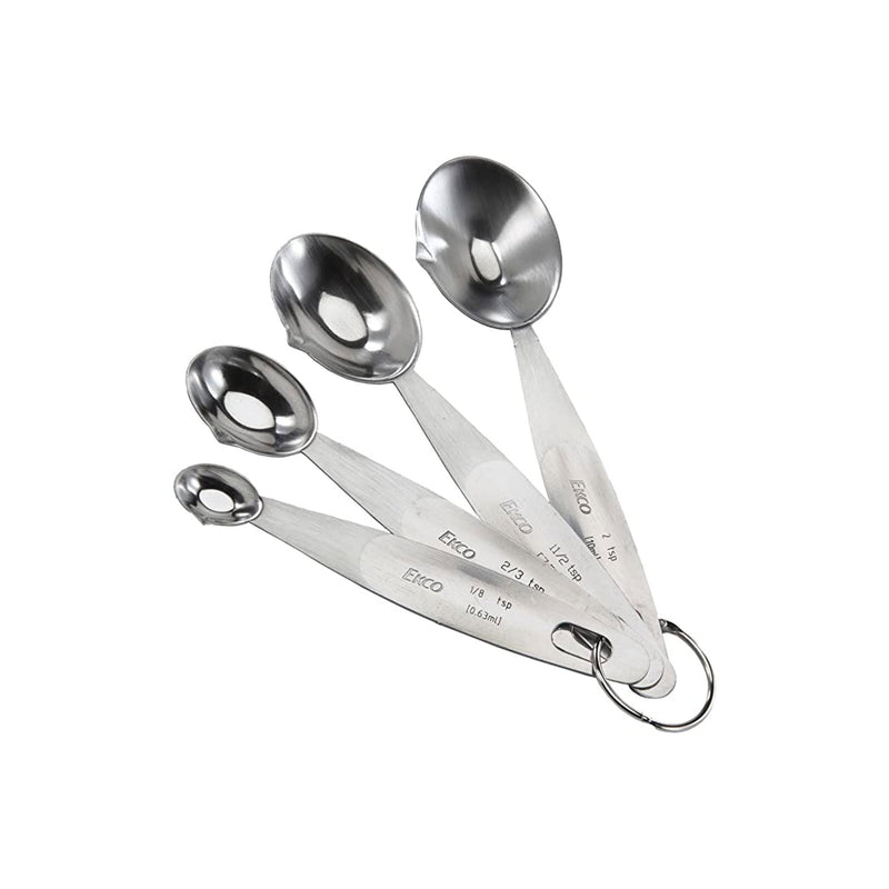 Ekco Stainless Steel Measuring Spoon Set (4 Pcs)