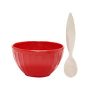 Zak Bowl & Spoon (Red) 2 Pcs
