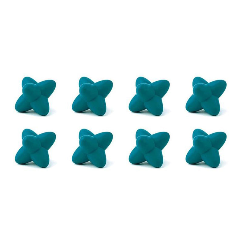 Zak Box of 8 Pcs Craggles Adjustable Feet for Dishes (Blue)
