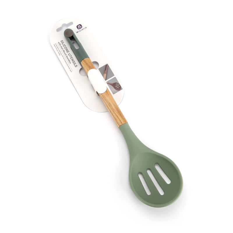 Wisteria Slotted Spoon Green