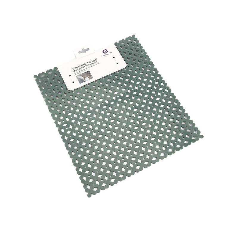 Wisteria Sink Protecting Mat Green