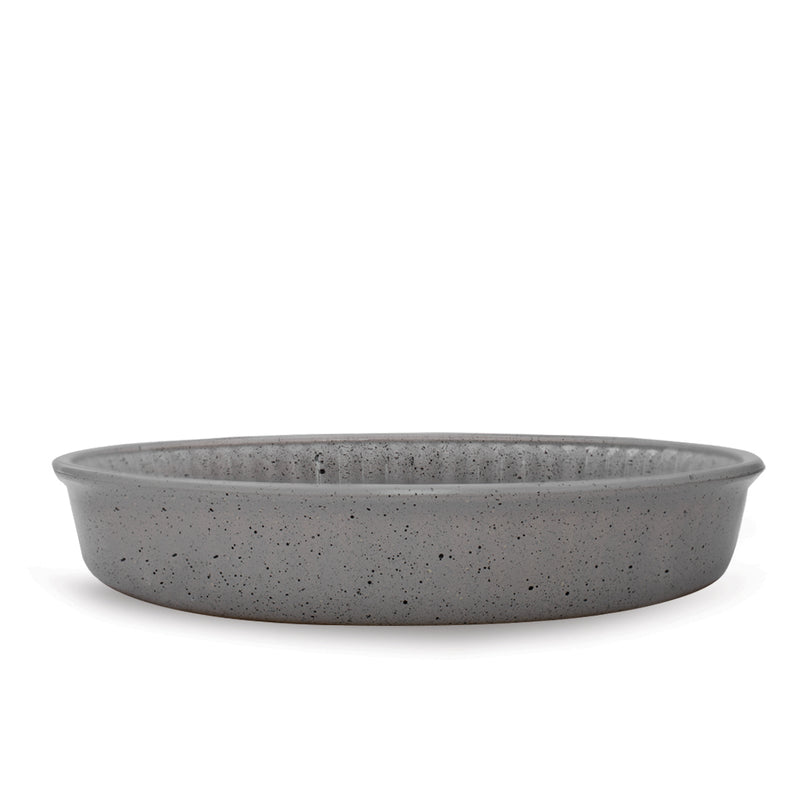 Borcam Round Gray Tray (26 cm)