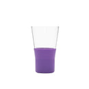 Bormioli Rocco Ypsilon Brio Purple Silicone Water And Juice Glasses - 6 Pcs