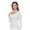Body Care Gold Range Womens White Thermal Shirt 105 cm