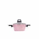 Wisteria Granite Cookware Set (Pink) 9 pcs