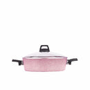Wisteria Granite Cookware Set (Pink) 9 pcs