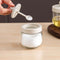 Stylish-home Small Ivory Jar (Circle Spoon)