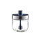 Stylish-home Small Dark Blue Jar (Honey Spoon)