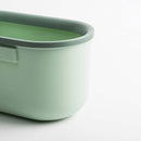 Stylish-home Small Kitchen Cupboard Trash Can (Green)