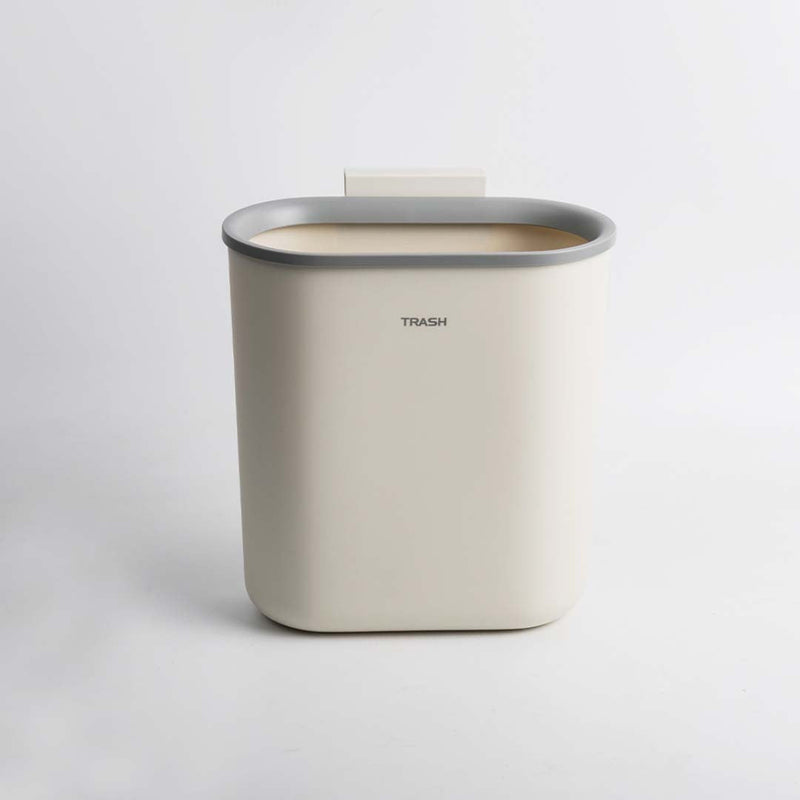 Stylish-home Kitchen Cupboard Trash Can (White)