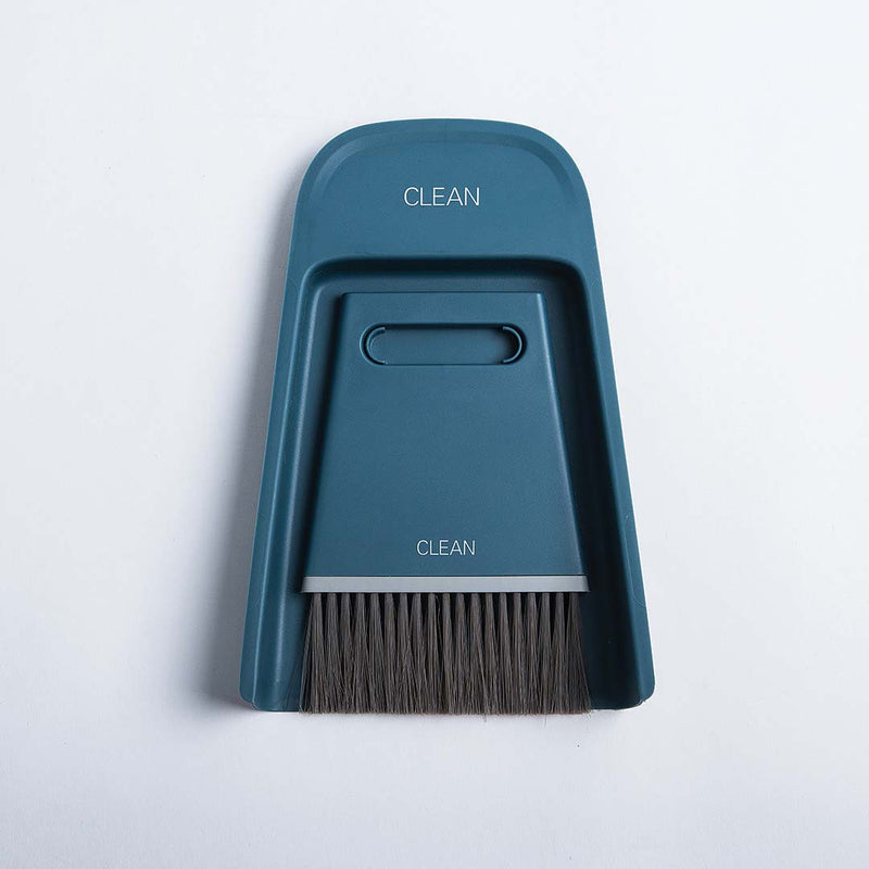 Stylish-home Desktop Broom Dustpan Set (Dark Blue)
