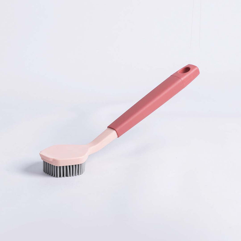 Stylish-home Silica Gel Pot Brush (Pink)