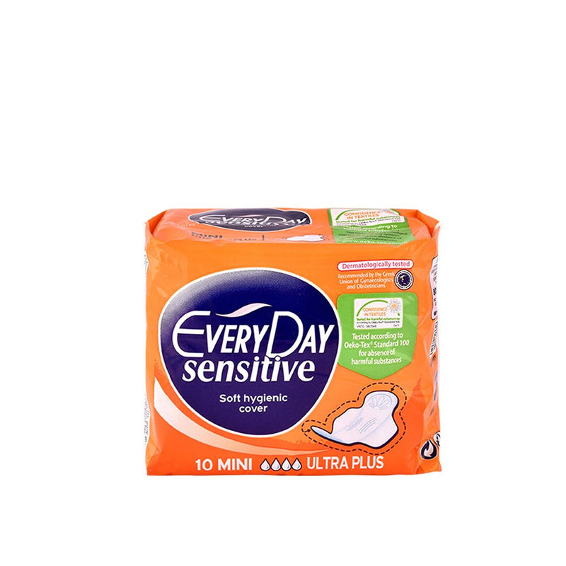 EveryDay Mini Sanitary Pads for Sensitive Skin - 10 pcs