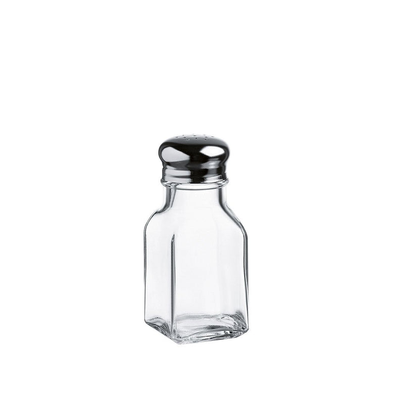 Pasabahce Salt and Pepper Shaker Set - 3.25 oz /100cc - Metal Lids (2 Pcs)