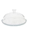 Pasabahce Patisserie Glass Serving Plate with Lid and Handle