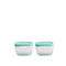 Pasabahce Snowbox Green Glass Thermal Food Containers - 3 pcs