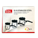 SDL Stainless Steel Coffee Pots (3pcs)