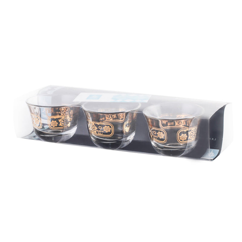 Wisteria Oriana Set of 6 Pcs Cawa Cups (Gold)