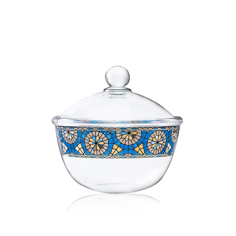 Wisteria Montage Sugar Bowl and Lid (Gold) 1 Pc